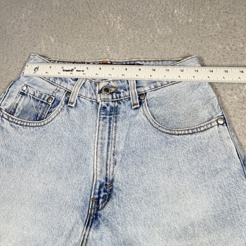 Vintage Levi's Silvertab Jeans Women’s Size 7/8 Loose Fit Light Blue Denim - Picture 6 of 16